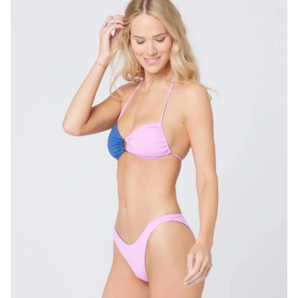 L*Space Colorblock Ring Freddie Bikini Top | Mercury Classic Bottom